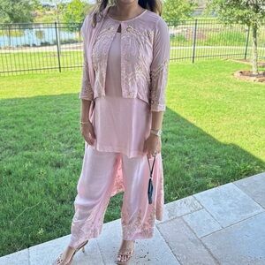 Pakistani style pink dress